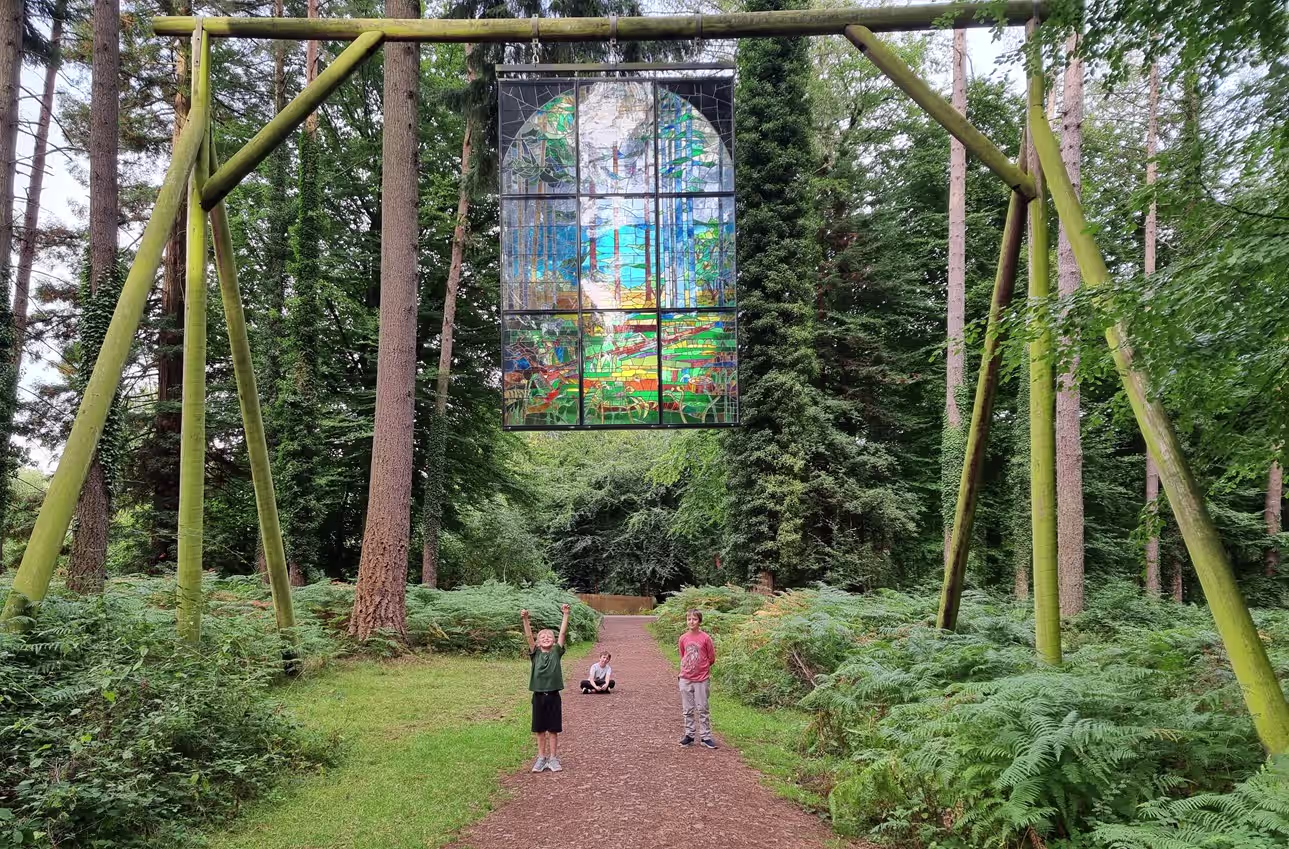 Cathedral Stained Glass Window Sculpture